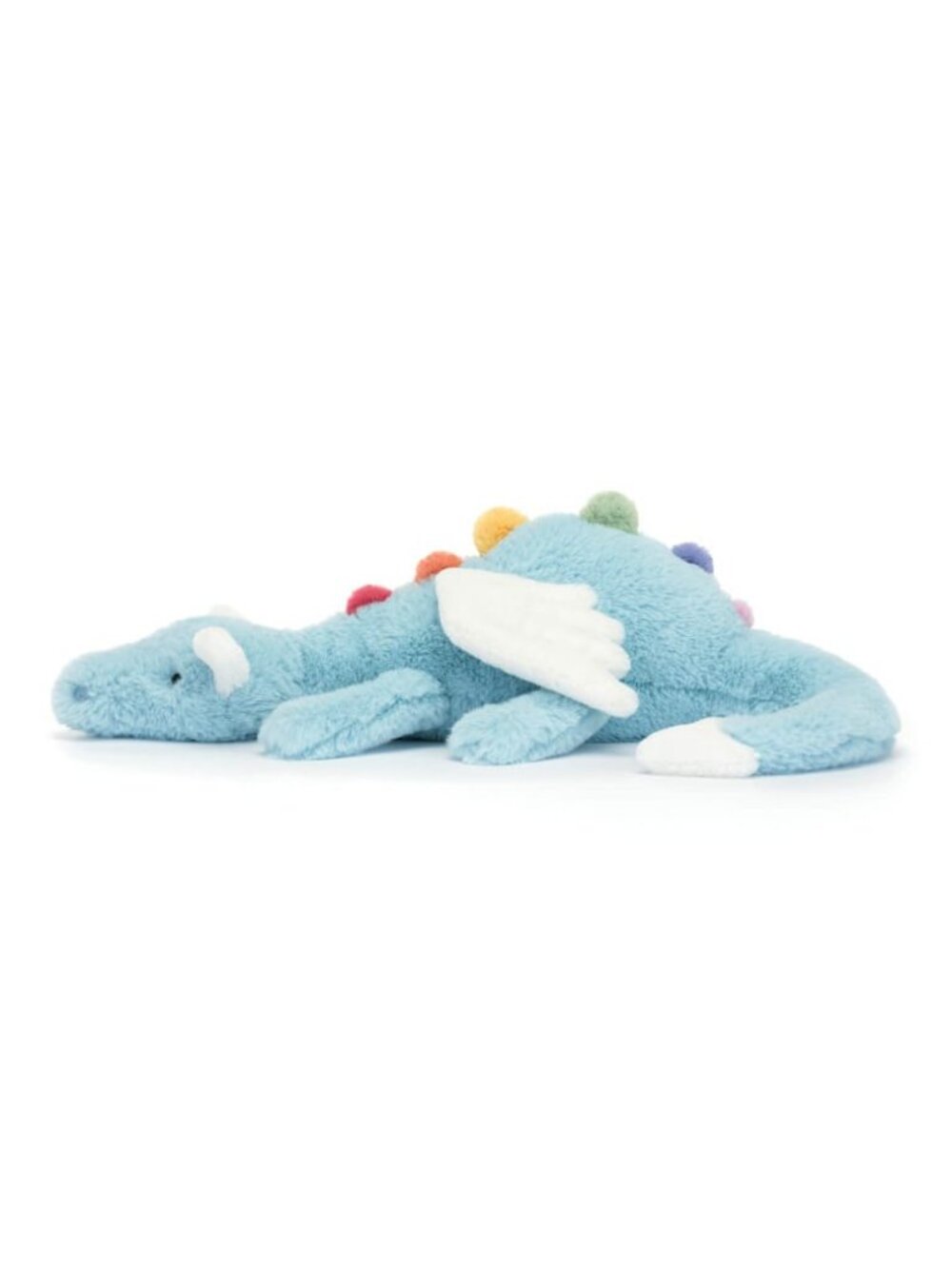 Jellycat Large Sky Dragon Blue Rainbow Soft Plush Toy New With Tags - Picture 3 of 6